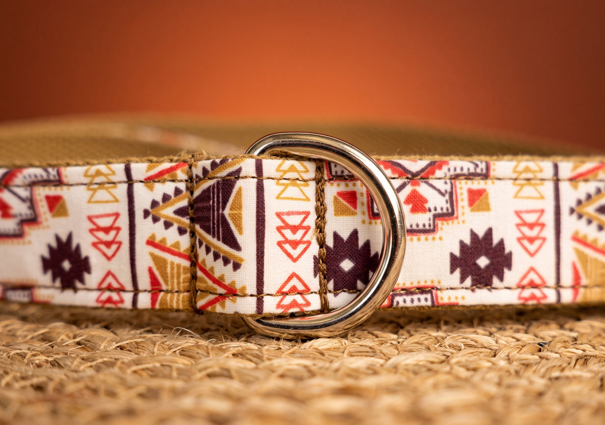 Boho Print Collar, Bow & Leash Set