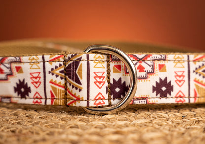 Boho Print Collar, Bow & Leash Set